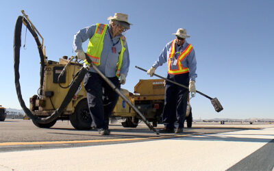 Maintaining the airfield takes a special team