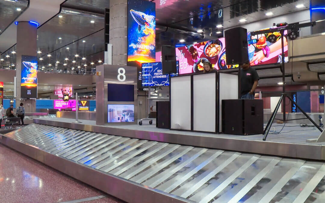 Student DJs bring the beats for EDC arrivals