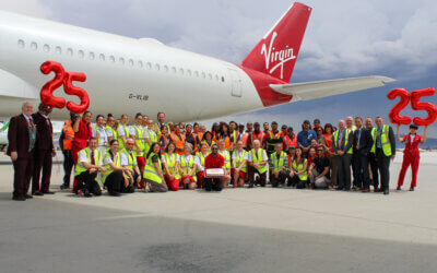 Virgin Atlantic marks 25 years of service to LAS