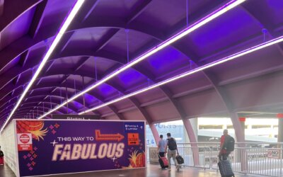 LAS debuts ‘Fabulous’ new ride share pickup area